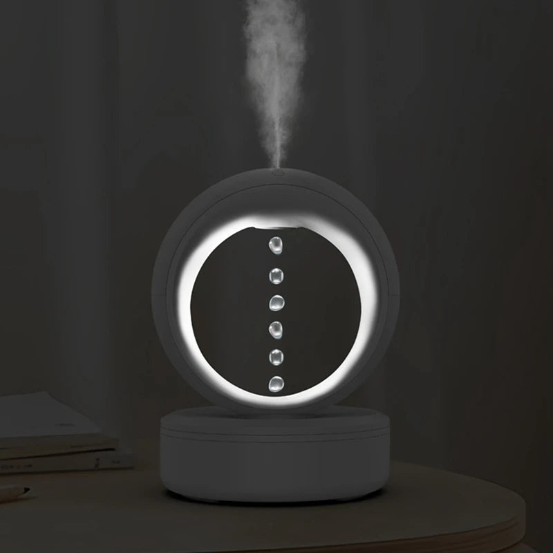 Anti-Gravity Inverted Water Droplets High Mist Volume Essential Oil Aromatherapy Ambient Light Portable Fragrance Diffuser