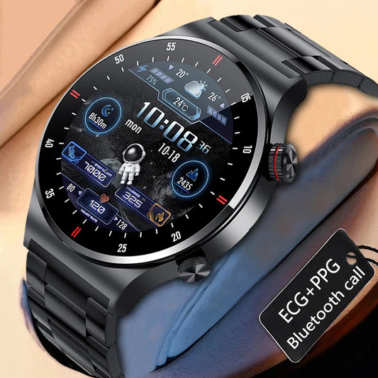 For Huawei GPS NFC ECG+PPG Smart Watch Men Bluetooth Call Health Sleep Monitoring Multiple Sports Mode Waterproof Smartwatch Man