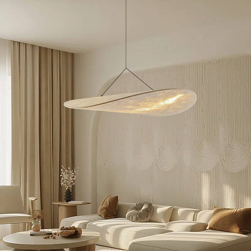 WELTIG Nordic LED Silk Pendant Lamp - Modern Chandelier for Dining & Living Rooms