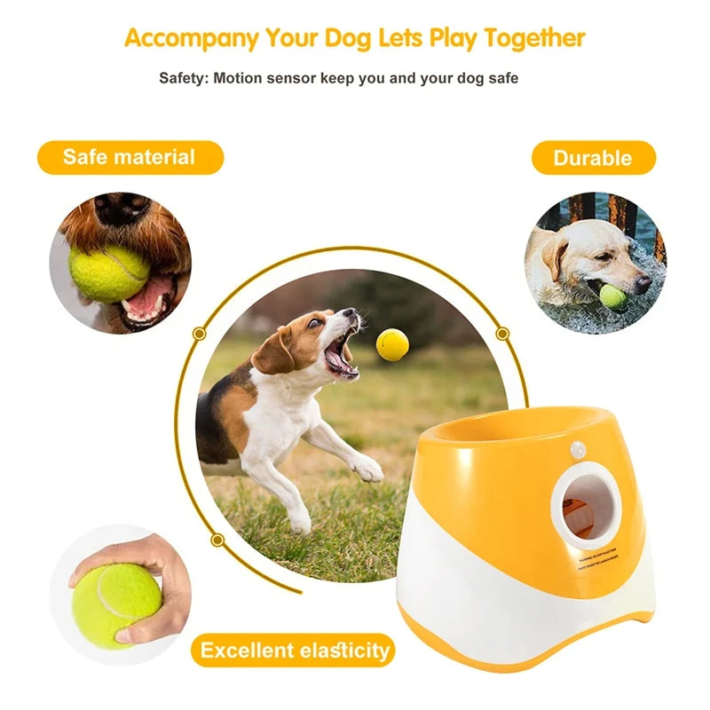 Catapult For Dogs Ball Launcher Dog Toy Tennis Ball Launcher Jumping Ball Pitbull Toys Tennis Ball Machine Automatic Throw Pet