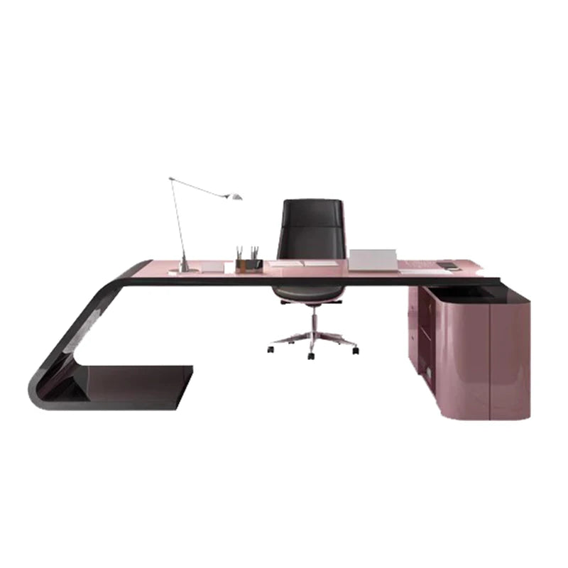 Floor Corner Office Desk L Shaped Reception Executive Luxury Computer Desks European Supplies Mesa Escritorio Modern Furniture