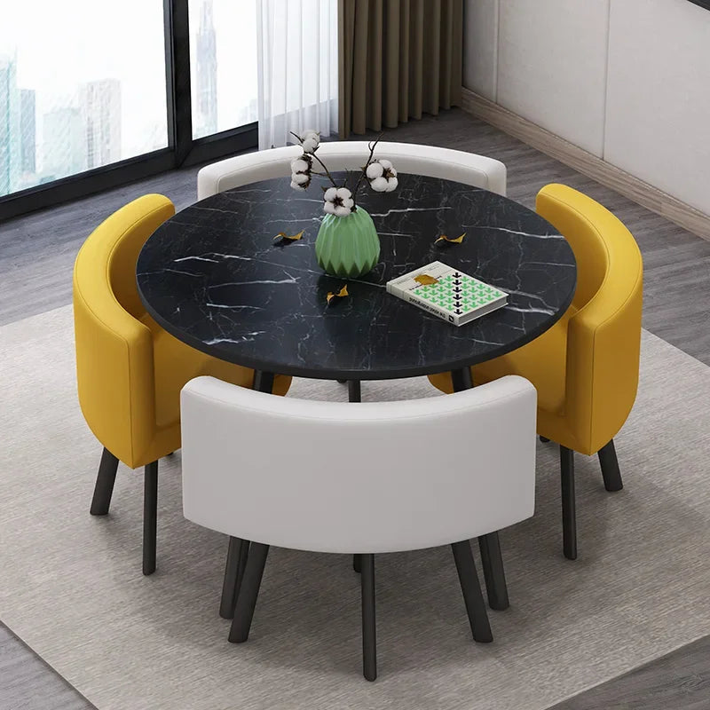 Apartment Meeting Dining Room Sets Restaurant Nordic Mobile Balcony Dining Room Sets Coffee Small Esstisch House Furnitures