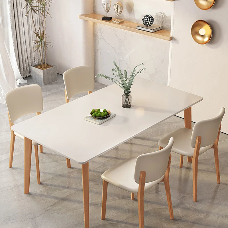 Unique Halloween Dining Table Living Room Modern Big Center Dinner Table White Nordic Design Mesas De Comedor Kitchen Furniture