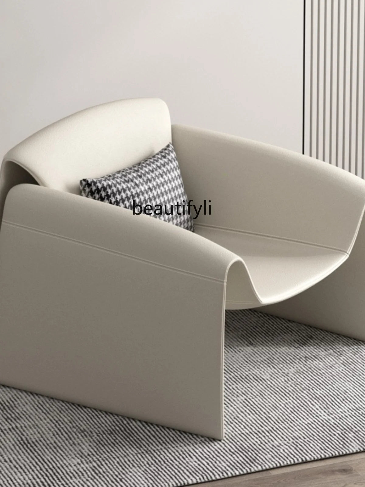 Modern Light Luxury Italian Minimalist Designer New Crab Chair Designed by a Maestro Sofa Recliner Hotel Reception Chair