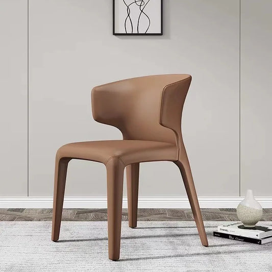 Nordic Luxury Style Dining Chairs Can Be Used For Household Use With Armrests And Backrest Lounge Chairs Bedroom Leisure Stool