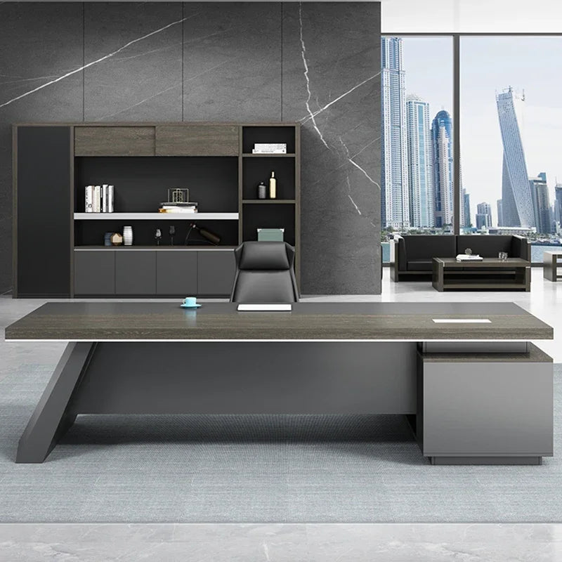 Home Office Desk Corner Minimalist Table Computer Study Offices Bedroom Professional Meuble Bureau Executive Secretary Furniture