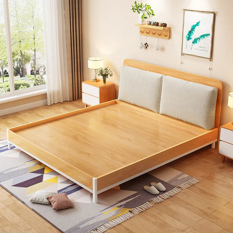 Guyi Soft Back Bed Master Bedroom Modern Minimalist Double Bed