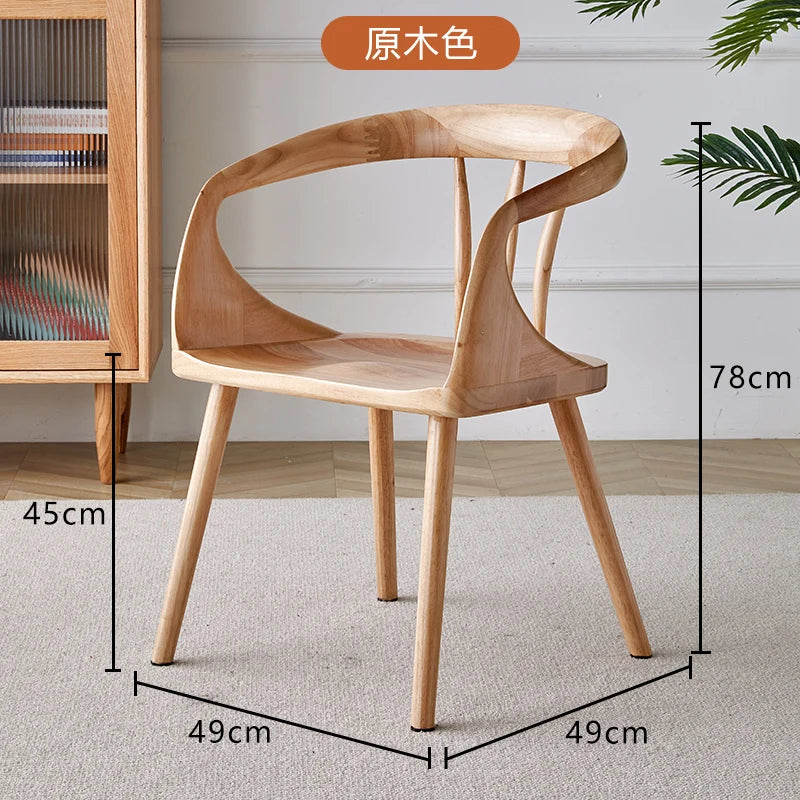 Support Work Naughty Chair Pillow Seat Pad Back Meditation Mid Century Modern Chair Wooden Silla Minimalista Office Furniture