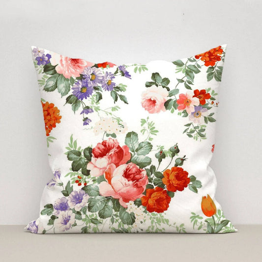 Red Poppy Cushion Cover 45*45 Sofa Cushions Couple Pillow Pillowcases 40x40 Covers for Bed Pillows Decorative Pillowcase Body