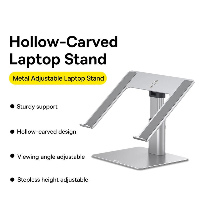 Baseus Laptop Stand for Macbook Air Pro Foldable Aluminum Vertical Notebook Stand Scalable Adjustable Support Tablet Kickstand