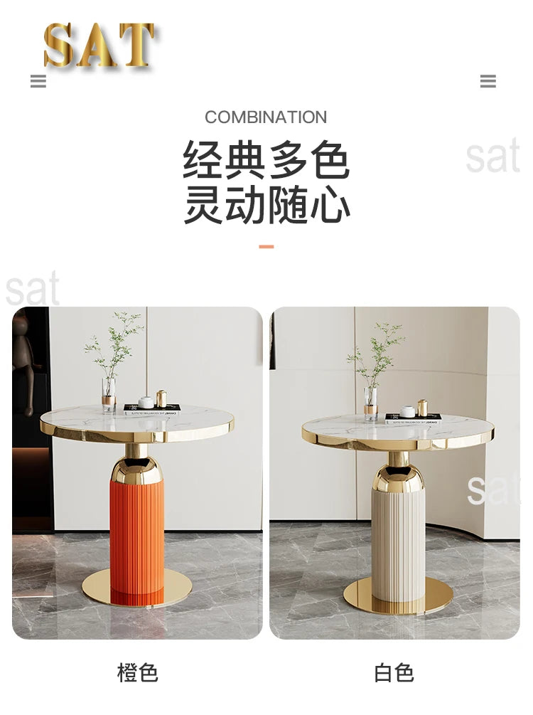 Modern Coffee Table Round Minimalist Luxury Nordic Unique Coffee Tables Living Room Simple Metal Moveis Para Sala Home Furniture