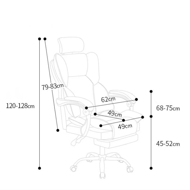 Luxury Armrest Office Chair Support Comfortable Nordic Modern Gaming Chair Ergonomic Pillow Chaise De Jeux Gaming Furniture