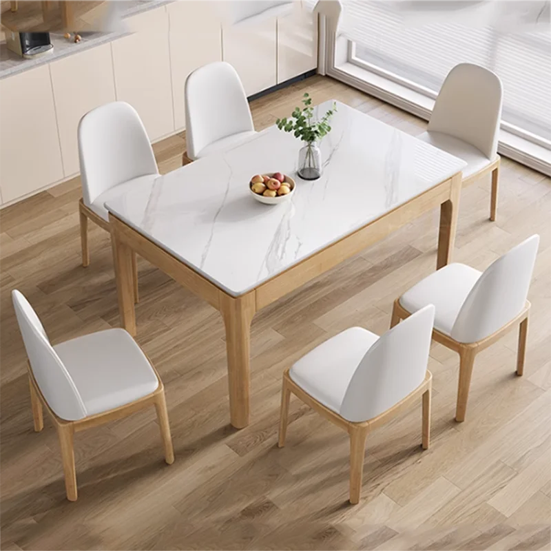 Floor Living Room Table Kitchen Study High Space Dinner Restaurant Table White Nordic Design Mesas De Jantar Home Furniture