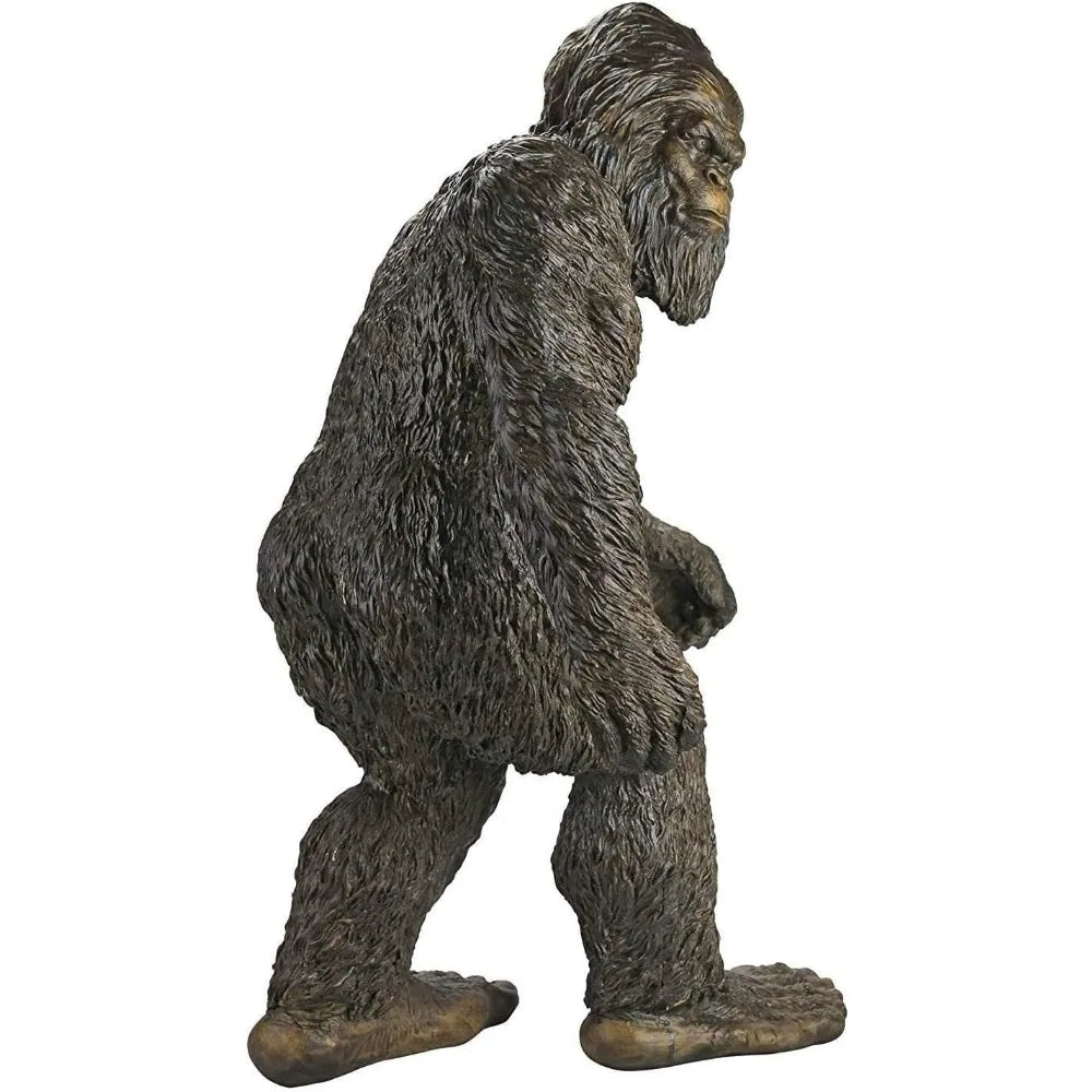 bigfoot the yeti indoor/outdoor garden statue cryptid sculpture, large, 28 inches tall, handcast polyres