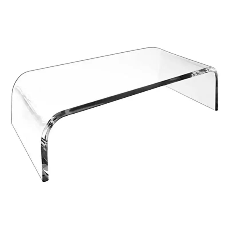 Clear Acrylic Desktop Computer Monitor Stand Office Desktop Storage Notebook Display Shelf Desktop Storage Shelf Pad High Shelf