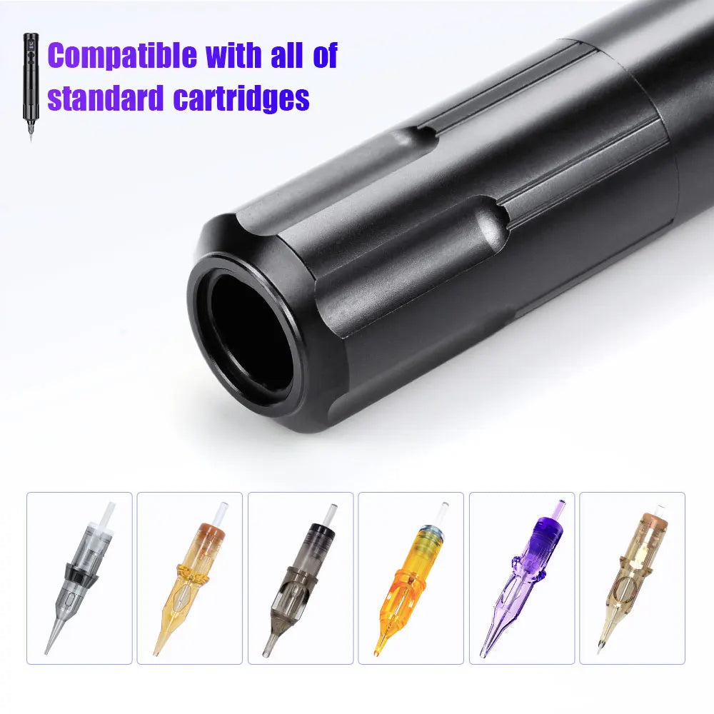 Professional Wireless Tattoo Machine Rotary Tattoo Pen Original German Motor 900mAh Battery Fast Charge Stroke 3.5mm