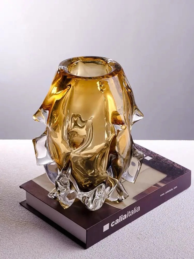 Light Luxury Creative Crystal Vase Tabletop Decoration Vase Home Decoration