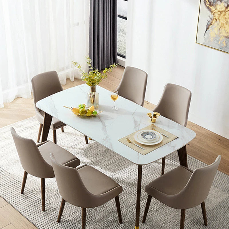 Exquisite Modern Marble Table Dining Tables Nordic Living Room Multifunctional Comedor Beautiful Coffee Kids Extendable