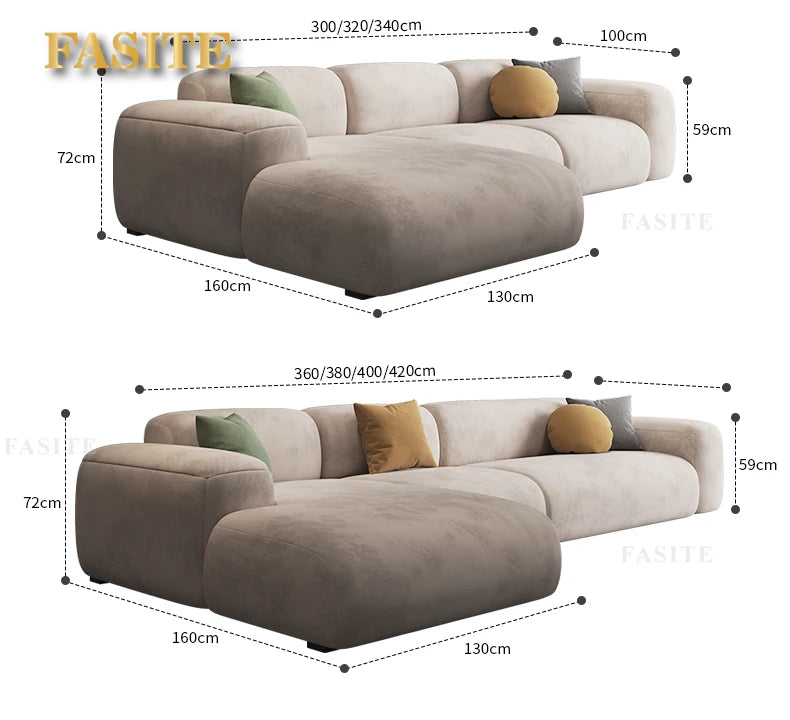 Italian Nordic Sofa Pillows Xxl 3 Seater Modular Straight Luxury Designer Large Living Room Sofas De Salon Home Furniture