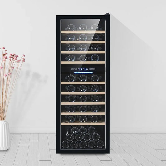 Black Wine Rack Houses Small Single Cooler Refrigerator Storage Cube Thermostatic Bar Cabinet Galss Szafka Club Home Furniture