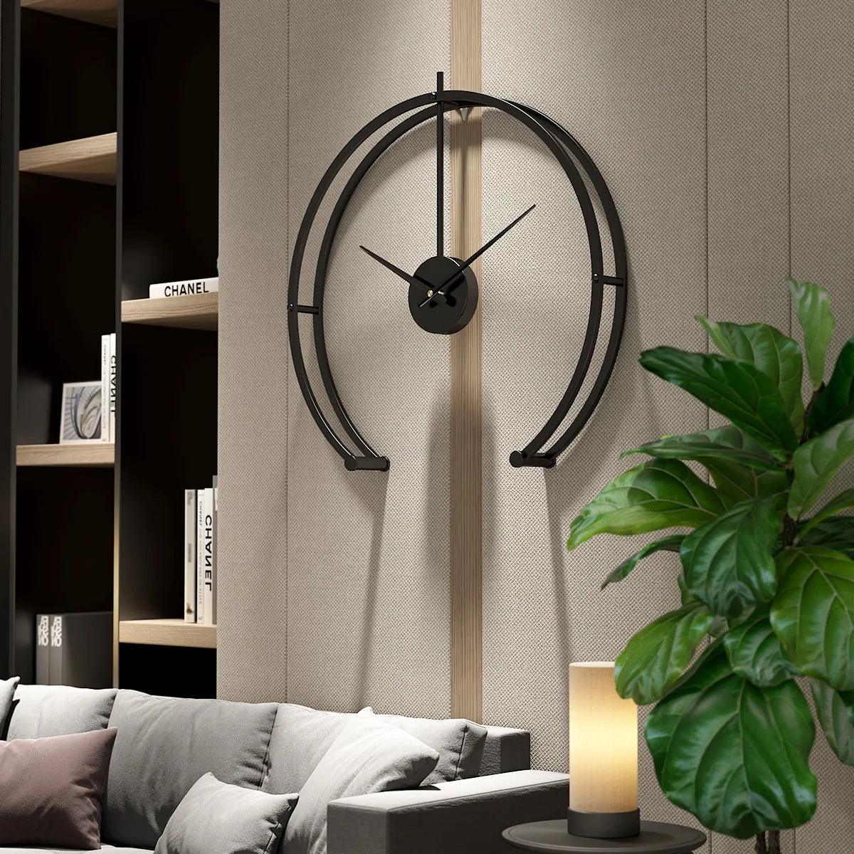 Luxury Metal Modern Wall Clock Silent Clocks Wall Home Decor Large 50cm 3d Wall Watches Bedroom Living Room Decoration Gift