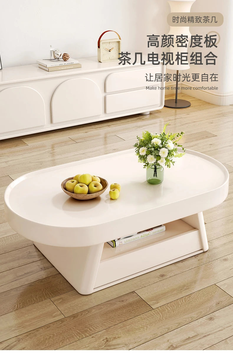 Furniture Luxury Dressing Table Middle Low Small Bedside Tables Oval Corner Service Dining Nordic Stolik Kawowy Hospitality Side