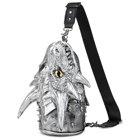 2023 Trend 3D Dragon Head Crossbody Bag for Women Vintage Casual Shoulder Bag Fashion Luxury Shoulder Bags Ladies Handbags Purse