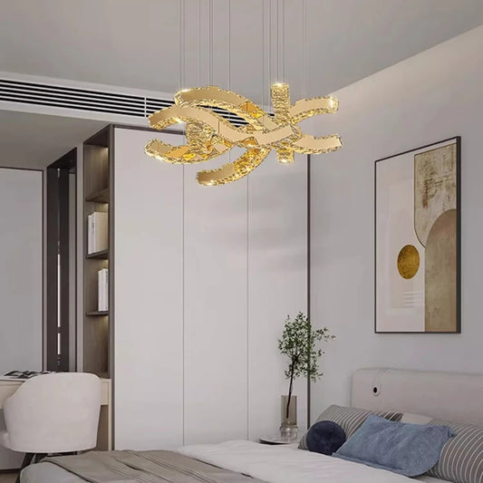 home decorationPendant lights, luxury crystal living room chandelier, dining room Pendant lamp, ceiling light, indoor lighting