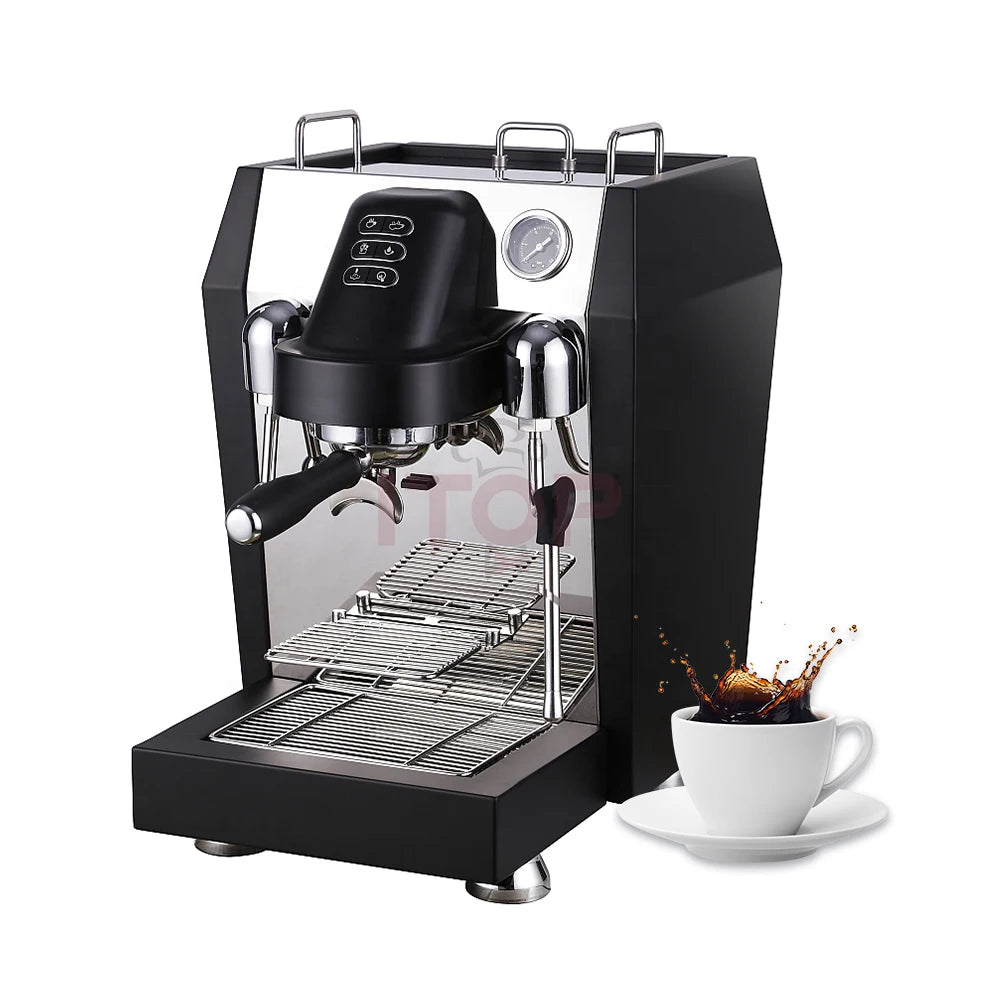 ITOP CM3129 Commercial Coffee Machine 9Bar ULKA Pump Espresso Maker Steam Milk Froth with 4 Holes Semi-automatic Coffee Machine