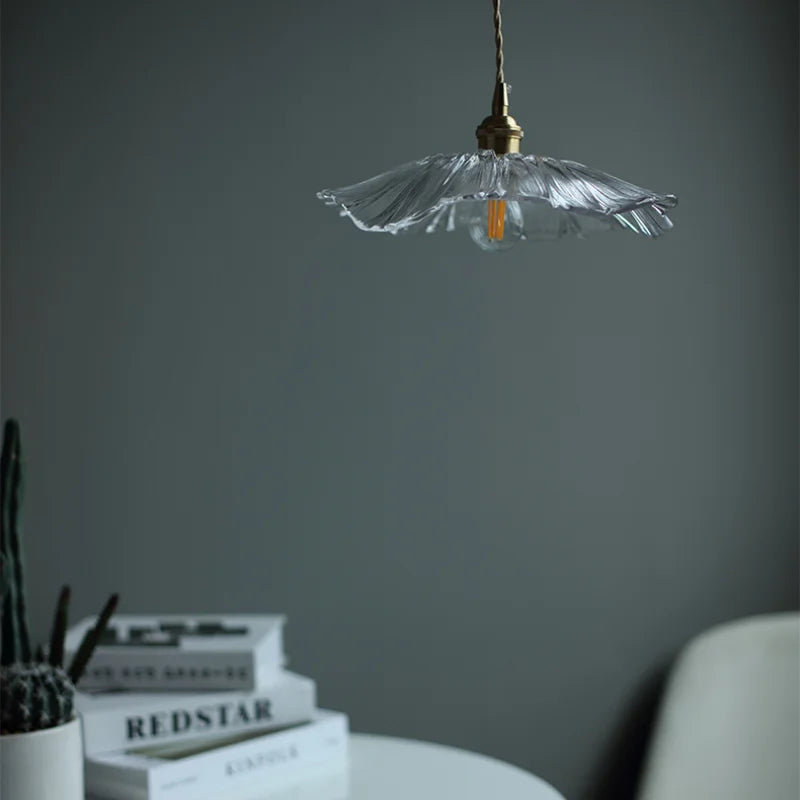 WELTIG Modern Flower Glass Pendant Lights