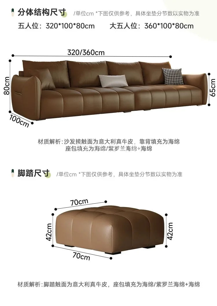 Italian style luxury leather sofa elegant comfortable modern salon room decor  articulos para el hogar  ادوات جنسيه للازواج