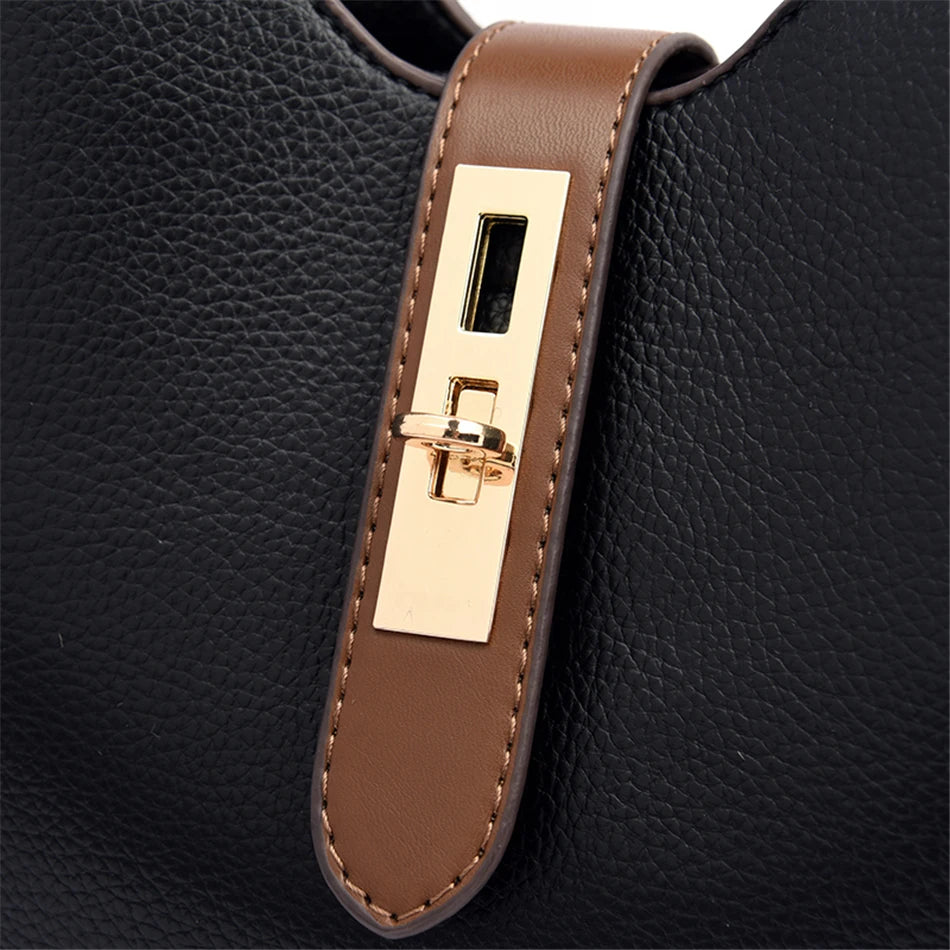 High Quality Genuine Ladies Purses and Handbags Luxury Leather Handbags Women Bags Designer Shoulder Hand Bags For Women 2024