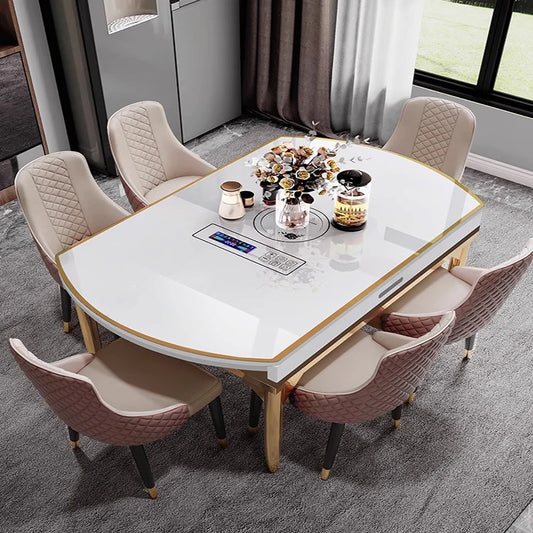 Modern Kitchen Table Dining Islands Small Cafe Extended Round Individual Home Furniture Luxury Muebles Tables Console Kitchen