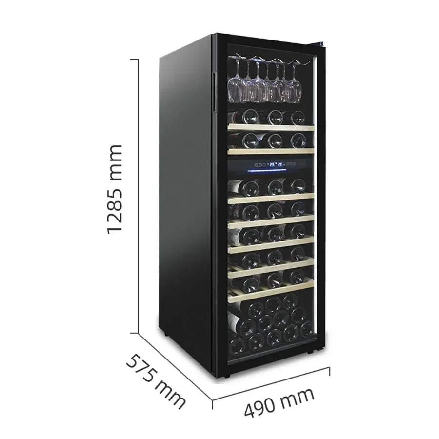 Black Wine Rack Houses Small Single Cooler Refrigerator Storage Cube Thermostatic Bar Cabinet Galss Szafka Club Home Furniture