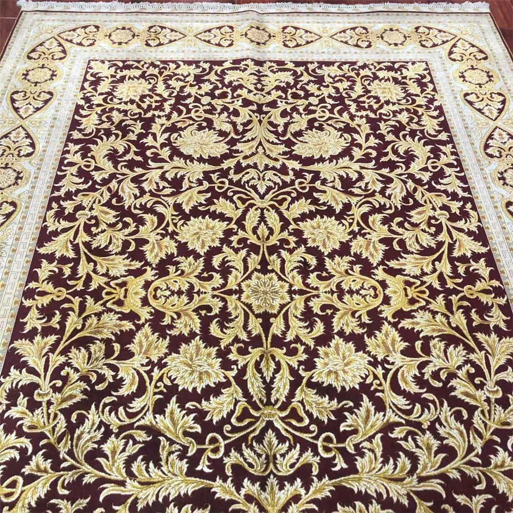 Silk Carpets Classic Modern Hand Knotted Rugs Big Size 5.5'X8'