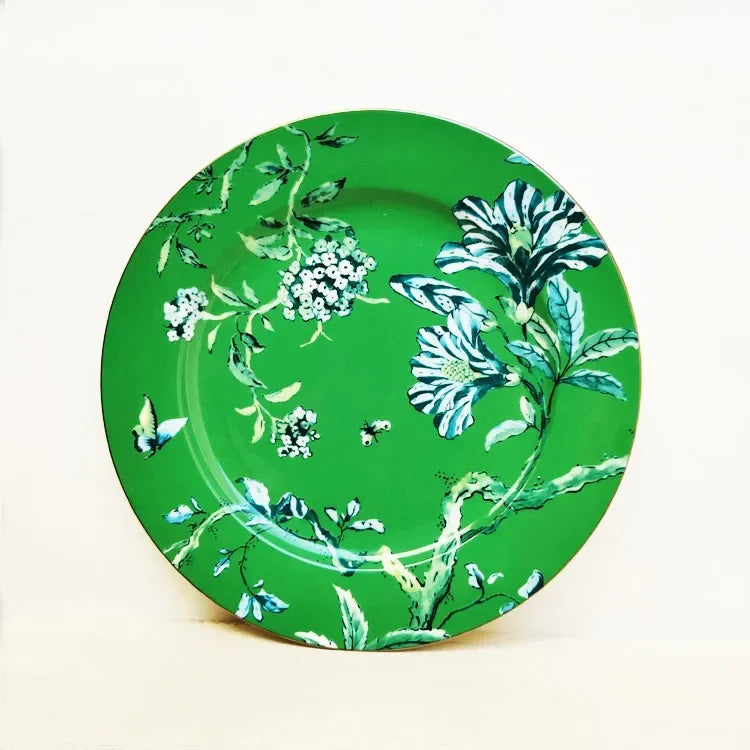 Cuiyu Phoenix Ceramic Nordic Creative Plate Vegetable Plate Household Fruit Western Food Plate Set