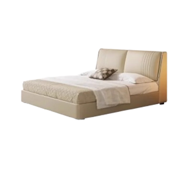 Storage Double Bed Modern Multifonction Bedroom Lounge Double Bed Luxury King Size Cama Elastica Pula Pula Hotel Furniture