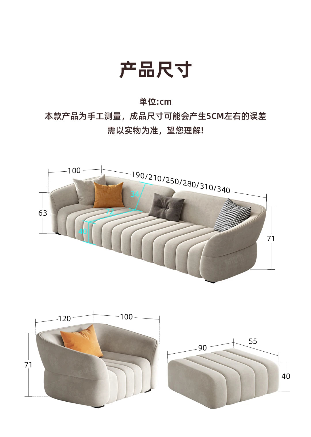 Lounge Curved Living Room Sofas Bedroom Modern Nordic Luxury Living Room Sofas Puff Sofabed Fauteuil De Chambre House Furniture