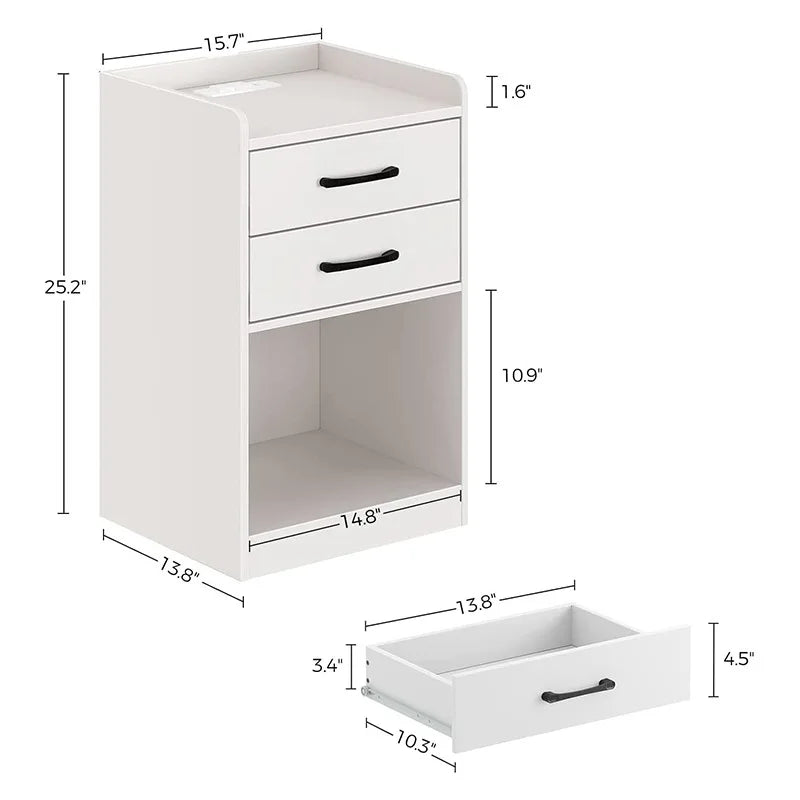 Storage Cabinet End Tables Coffee Living Room Narrow Table Auxiliary Nightstand Bedside Criado Mudo Drawers Bookcase Nordic