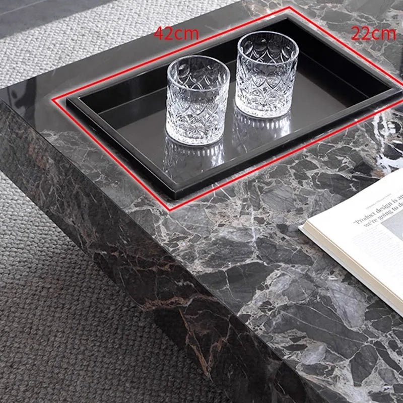 Hardcover Designer Coffee Table Square Aesthetic Minimalist Storage Side Table Drawers Regale Stolik Kawowy Home Accessories