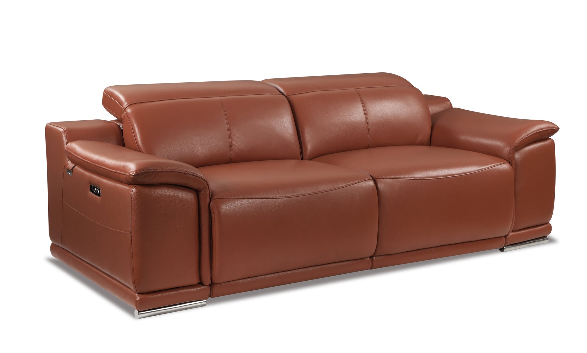 Genuine Italian Leather Power Reclining Sofa-1