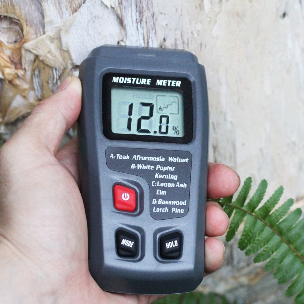 Digital Wood Moisture Meter EMT01 Professional 0~99.9% Timber Hygrometer Portable Tool LCD Display Timber Damp Detector-1