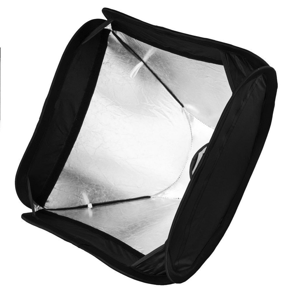 24"x24"/60cmx60cm Professional Protable Foldable Off-Camera Flash Photography SoftBox for Canon/Nikon/Godox/Yongnuo-3